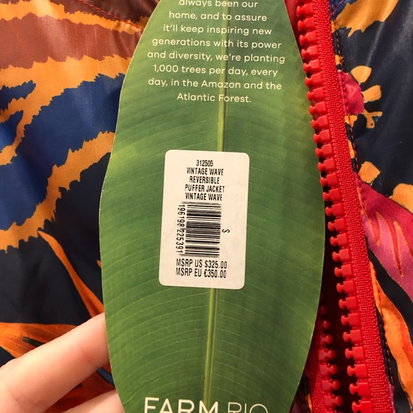 FARM Rio Multicolor Puffer Jacket - Picture 5 of 6